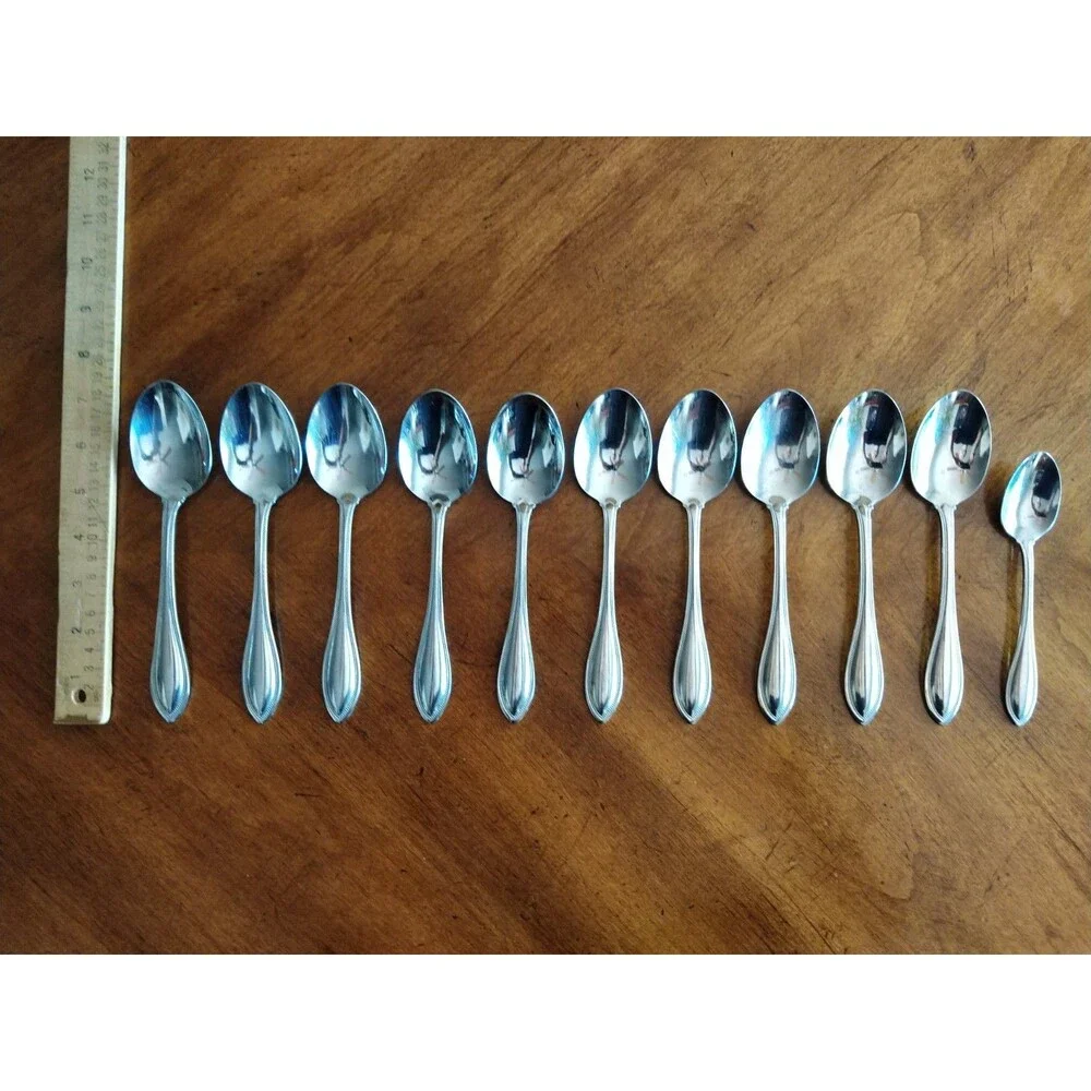 Lot of 10x Oneida AMERICAN HARMONY / ARBOR Table Dinner Spoon 7.3